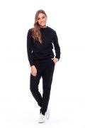 Women's jumper with black embroidery