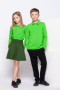 Polo Shirts long sleeve/Kaunas Pranas Mašiotas primary school uniform
