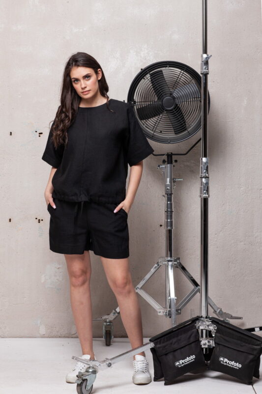 Lininiai šortai LINEN SHORTS