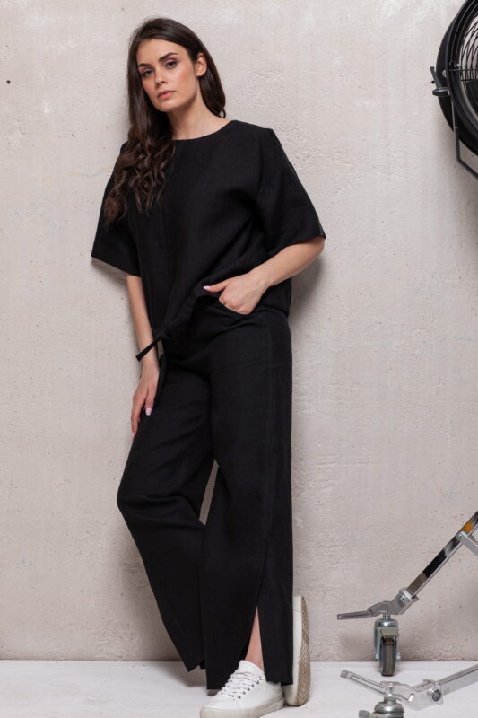 Lininės kelnės LINEN SLASH 2 by YouDoYou