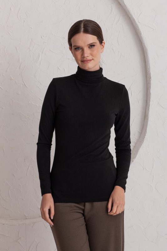 Shirt with merino wool