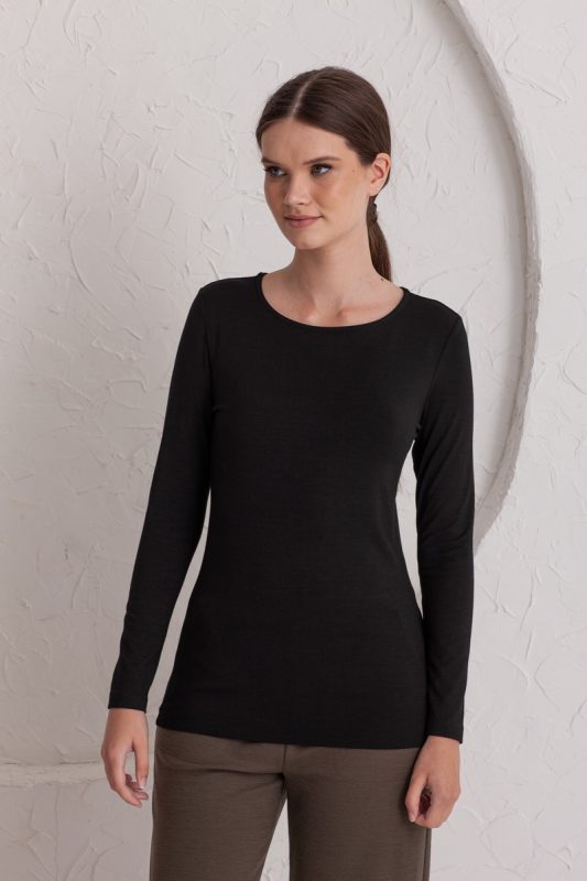 Shirt with merino wool