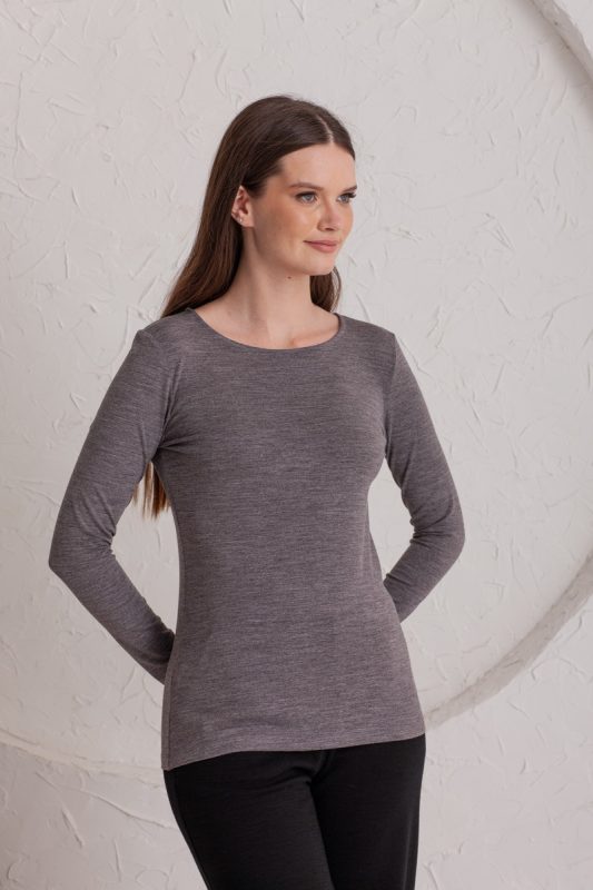 Shirt with merino wool